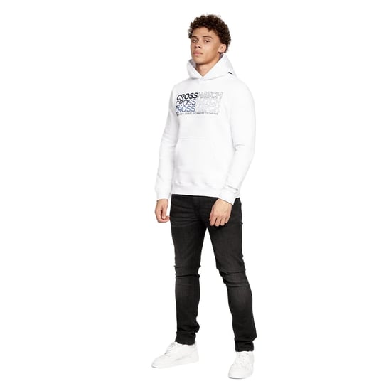 Crosshatch Mens Englow Hoodie (Pack of 2) (Black/White) - Image 3