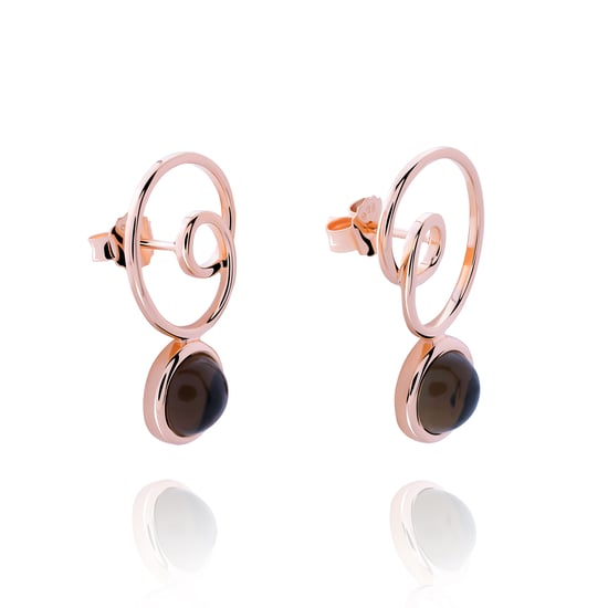Orphelia 'Eugenia' Women's 925 Sterling Silver Drop Earrings - Rose ZO-7495 - Image 2