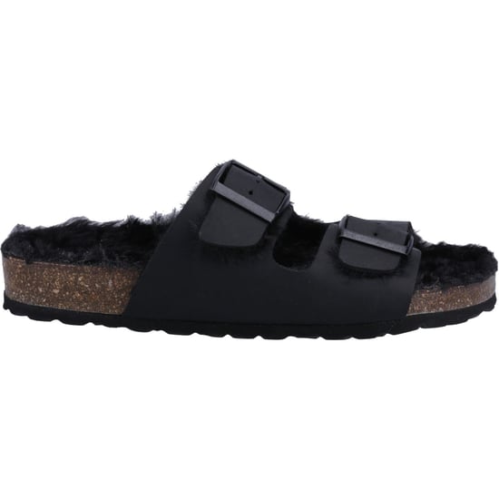 Hush Puppies Jessie Leather Women's Black Slippers - Image 4