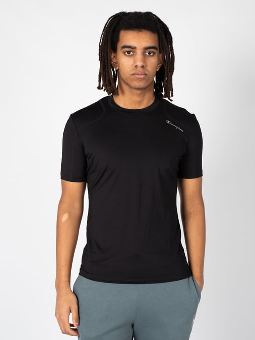 Champion T-Shirt Tech Quick-Dry del hombre negro - Image 3