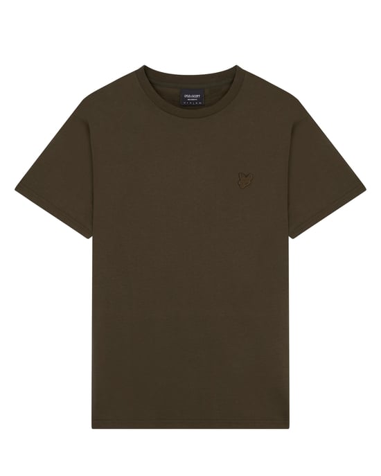 Lyle & Scott Plain T-Shirt in Olive - Image 5