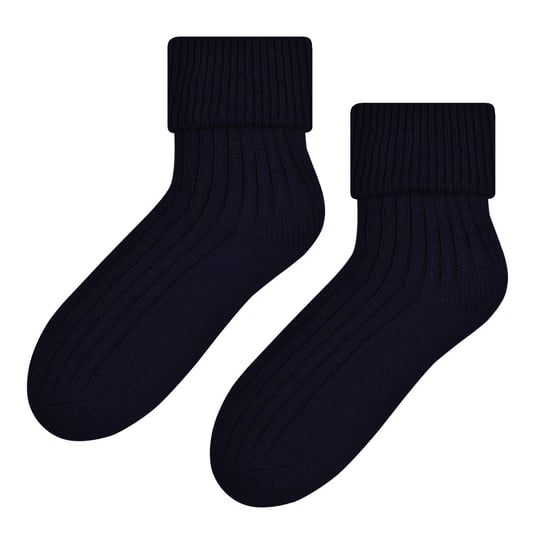Calcetines de lana para mujer | Steven | Super Soft Cosy Lounge Sleep Socks - Negro - Image 1