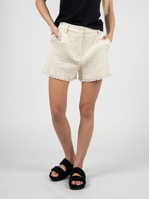 Pinko Shorts Bacchettone 1 Mujer Blanco - Image 3