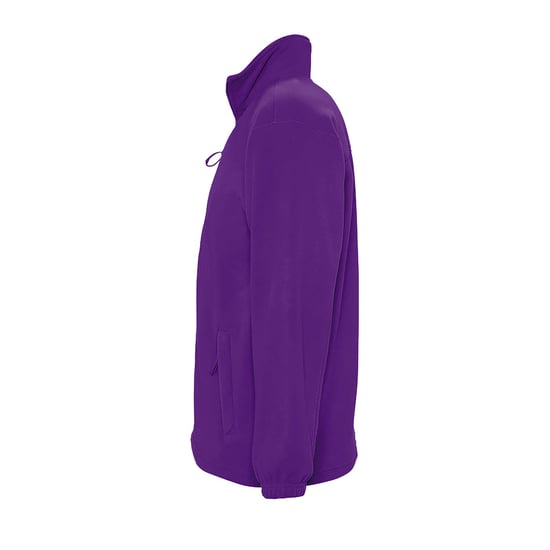 SOLS Mens North Full Zip Outdoor Fleece Jacket (Dark Purple) - Image 3