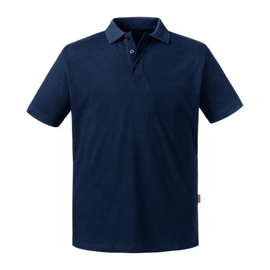 Russell Mens Pure Organic Polo (French Navy) - Image 1