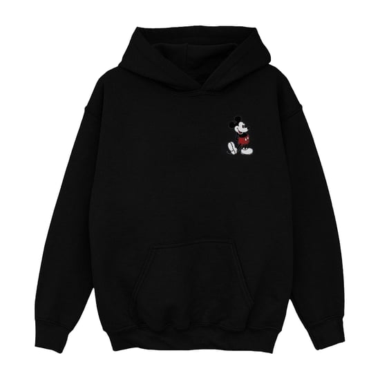 Disney Boys Mickey Mouse Kickin Retro Chest Hoodie (Black) - Image 1