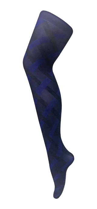 Sock Snob - Mallas de moda opacas de 80 deniers de colores para mujer - Cable - Image 1