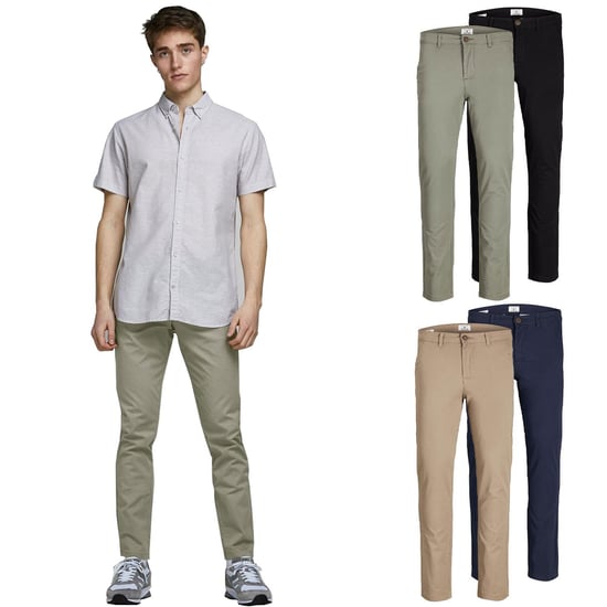 JACK&JONES Men's Multi-Pack Pants, Marco Paspel Pockets Low Rise Chinos, 2 Pack - Image 2