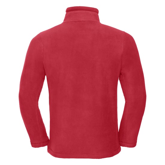 Russell Mens Full Zip Outdoor Fleece Jacket (Classic Red) - Image 2