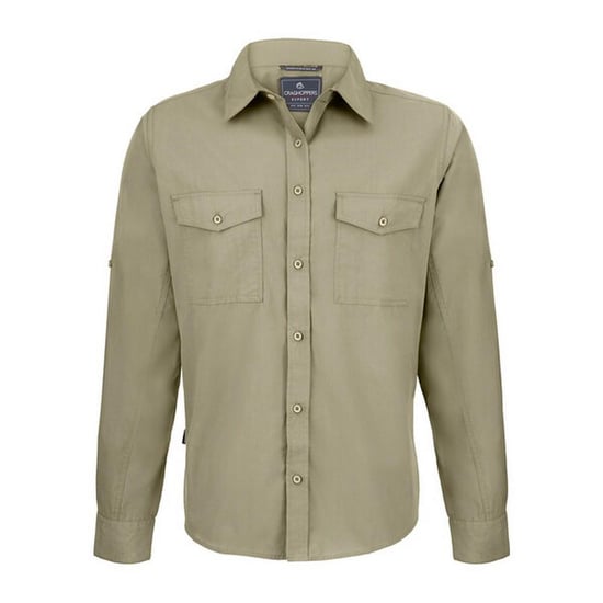 Craghoppers Mens Expert Kiwi Shirt (Pebble)