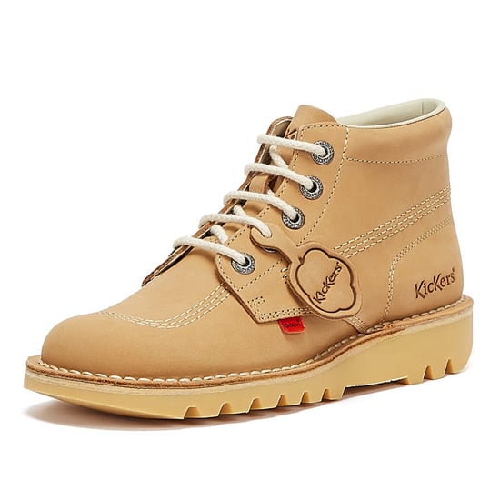 Kickers Kick Hi Mens Tan Nubuck Boots - Image 3