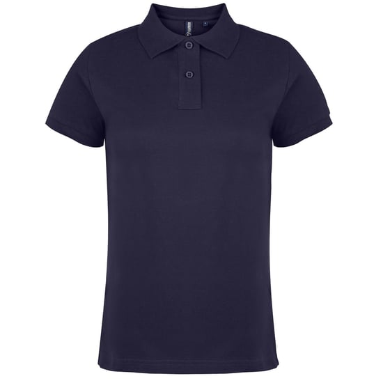 Asquith & Fox Womens/Ladies Plain Short Sleeve Polo Shirt (Navy) - Image 1