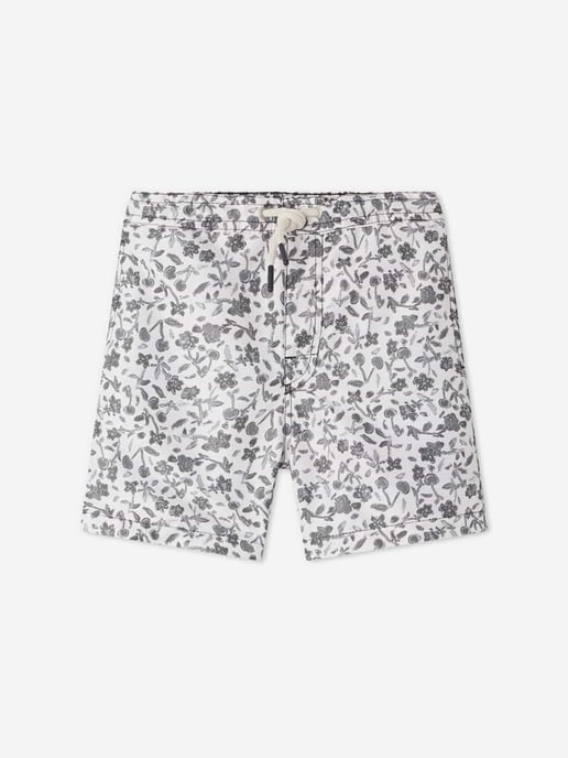 Bonpoint Boys Ariel Floral Swim Shorts