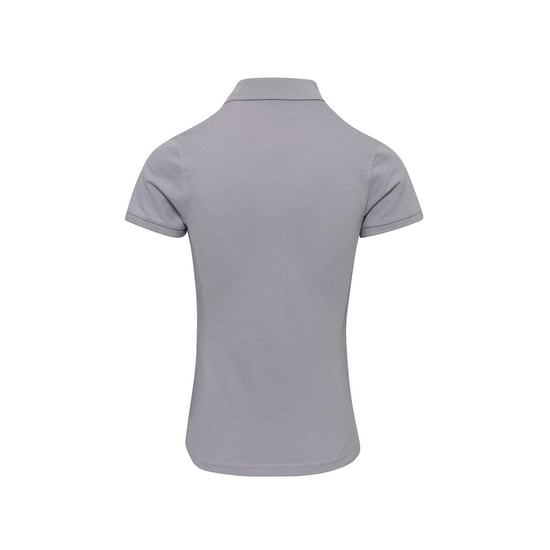 Premier Womens/Ladies Coolchecker Plus Polo Shirt (Silver) - Image 2