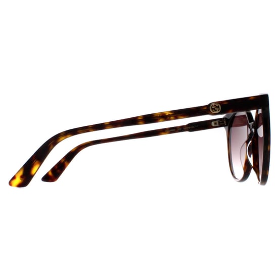 Gucci Round Womens Dark Havana Marrón Gradiente GG0488S - Image 4
