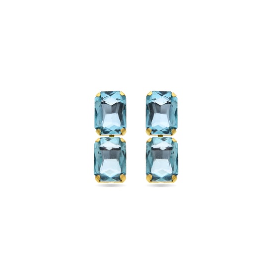 Luxenter Ankek earrings finished in 18k yellow gold