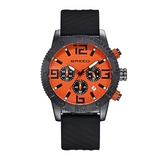 Breed Double Agent Chronograph Watch with Date