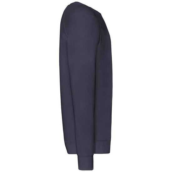 Fruit of the Loom Unisex Adult Lightweight Raglan Sweatshirt (Deep Navy) - Image 3