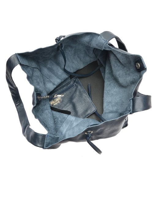 Isabella Rhea Azul Bolso de cuero - Image 4