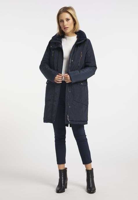 Dreimaster Winter jacket women marine - Image 2
