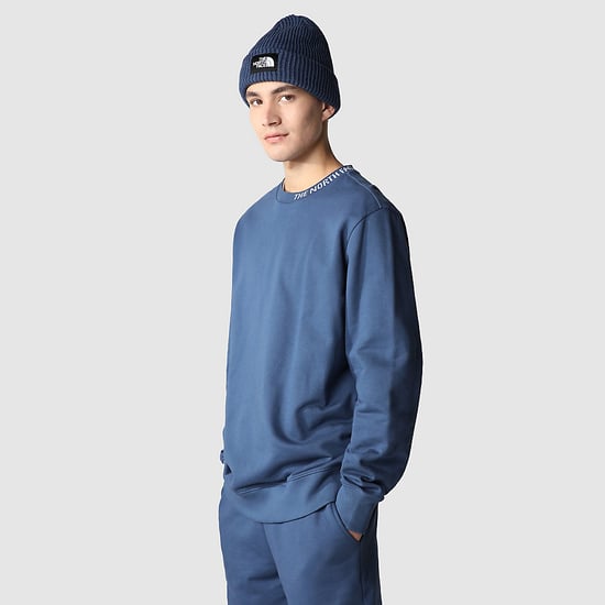 The North Face Men's Zumu Fleece Crew Neck Tracksuit, Shady Blue