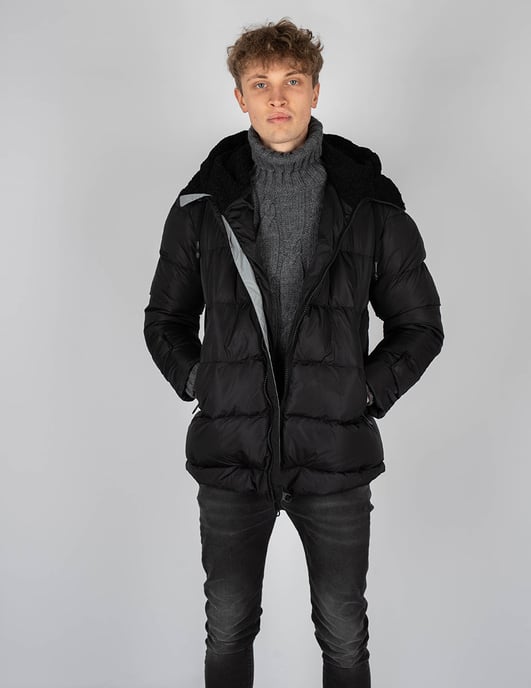 Xagon Man Chaqueta Samir del hombre negro - Image 3