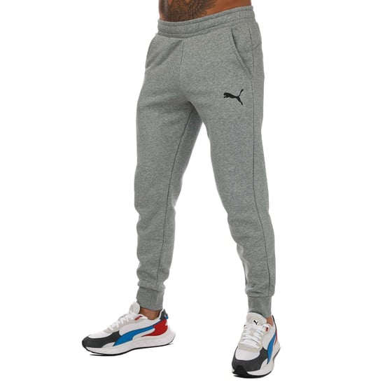 Men's Puma Essentials Logo Sweatpants in Grey