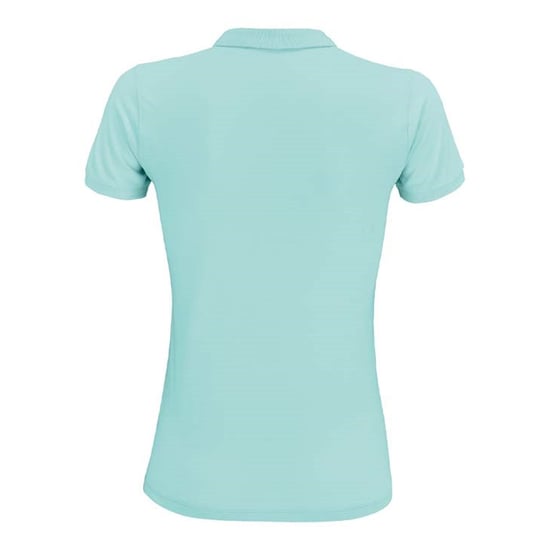 SOLS Womens/Ladies Planet Organic Polo Shirt (Arctic Blue) - Image 2