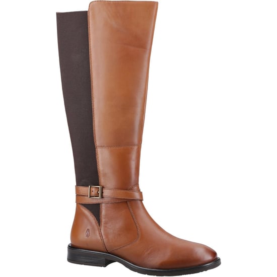 Hush Puppies Victoria Leather Women's Tan Boots - Image 1