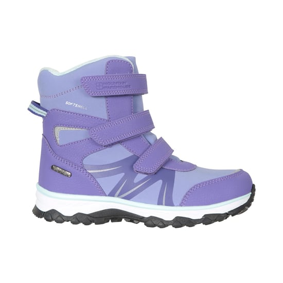 Mountain Warehouse Childrens/Kids Slope Adaptive Softshell Snow Boots (Lavender/Mint)