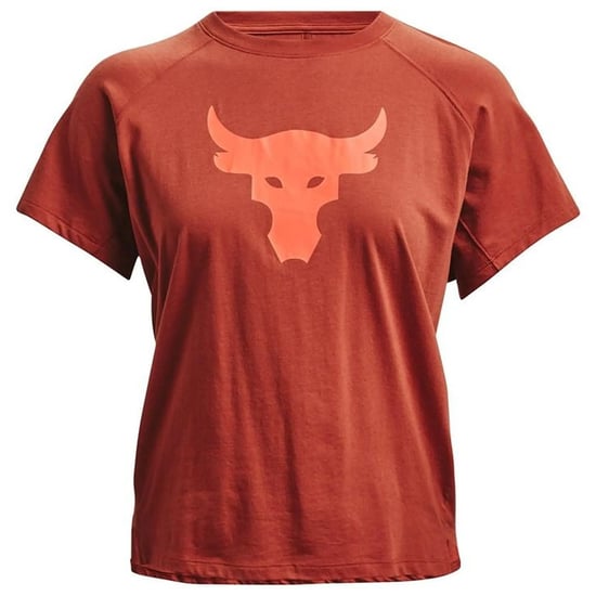 Under Armour Project Rock Womens Orange T-Shirt