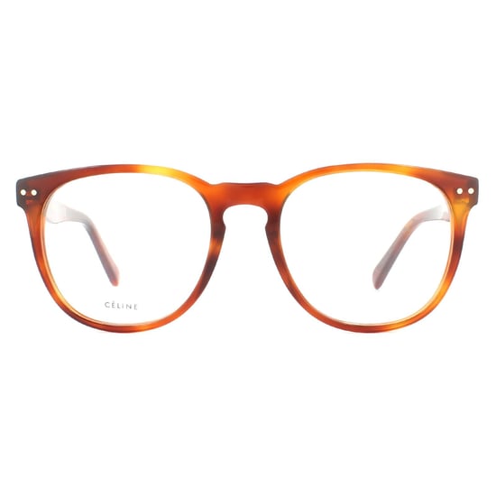 Montura de Gafas Celine Redonda Rubia Habana para Mujeres - Image 1