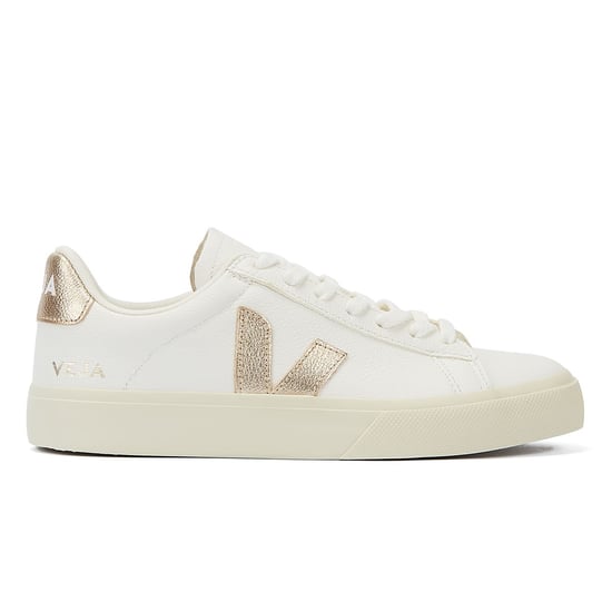 Veja Campo Platine Women's White/Gold Trainers - Image 4