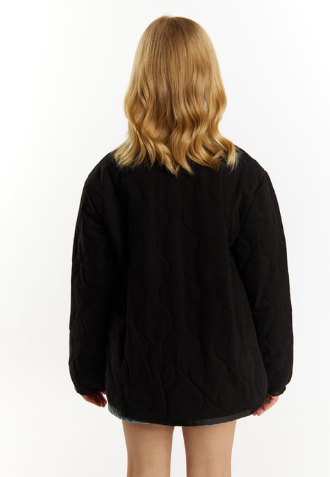 Dreimaster Quilted Jacket Girls black - Image 4
