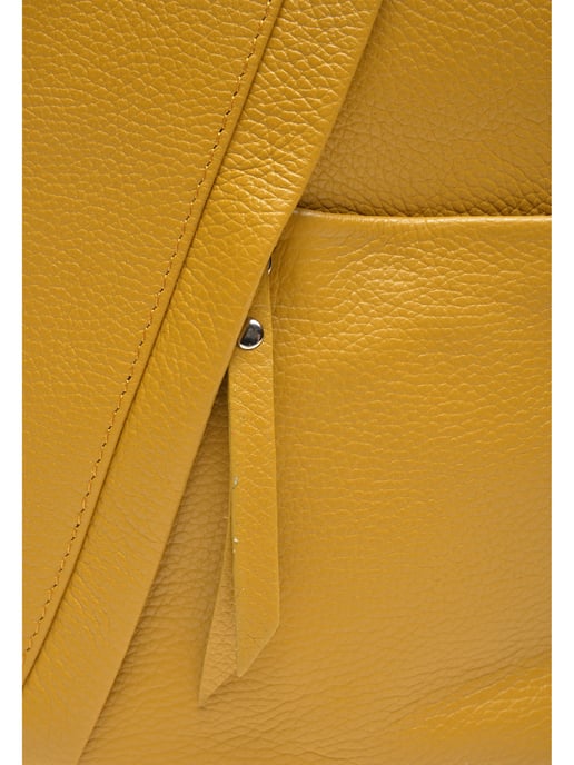 Carla Ferreri SS22 CF 1625 Mustard Leather Bag - Image 3