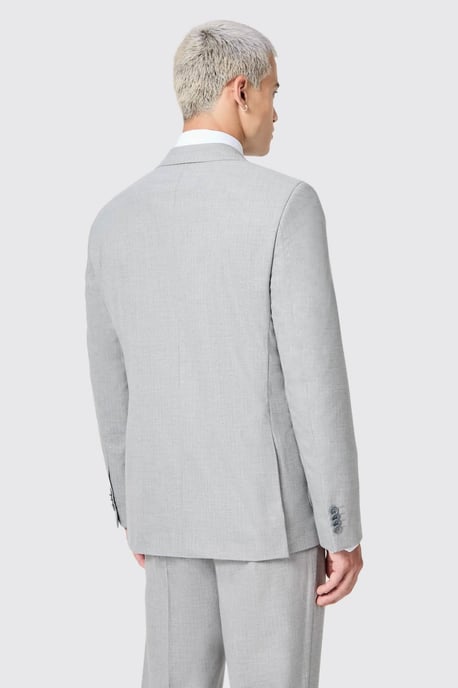 Atkinson Slim Fit Grey Double Breasted Jacket