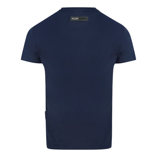 Plein Sport Block camiseta azul marino con logo rosa - Image 2