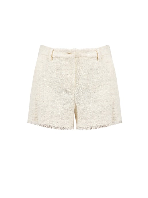 Pinko Shorts Bacchettone 1 Mujer Blanco - Image 1