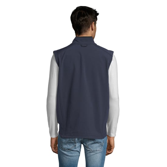 SOLS Mens Rallye Softshell Sleeveless Gilet (French Navy) - Image 2
