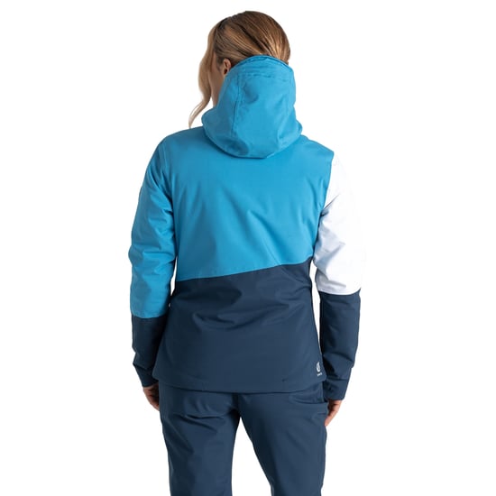 Dare 2B Womens/Ladies Ice Colour Block Ski Jacket (Swedish Blue/Moonlight Denim)