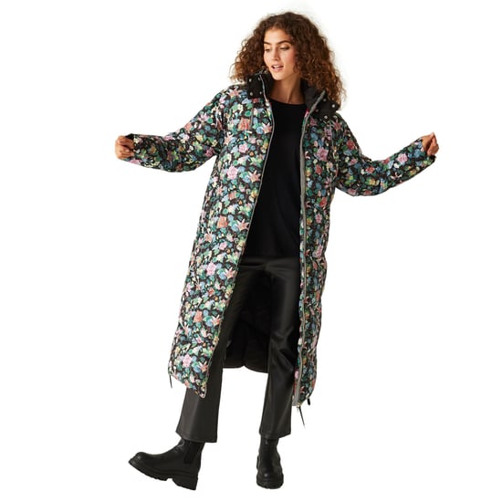 Regatta Womens/Ladies Christian Lacroix Milhaud Floral Longline Padded Jacket (Multicoloured)