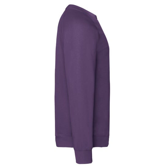 Fruit Of The Loom Mens Classic 80/20 Raglan Sweatshirt (Purple) - Image 3