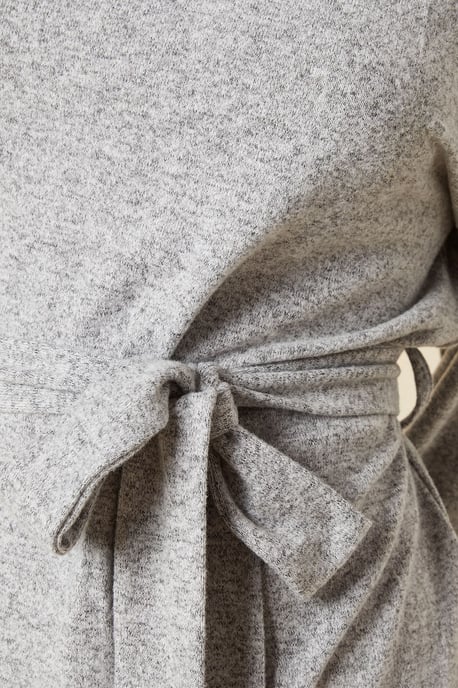 Brushed Roll Neck Mini Dress