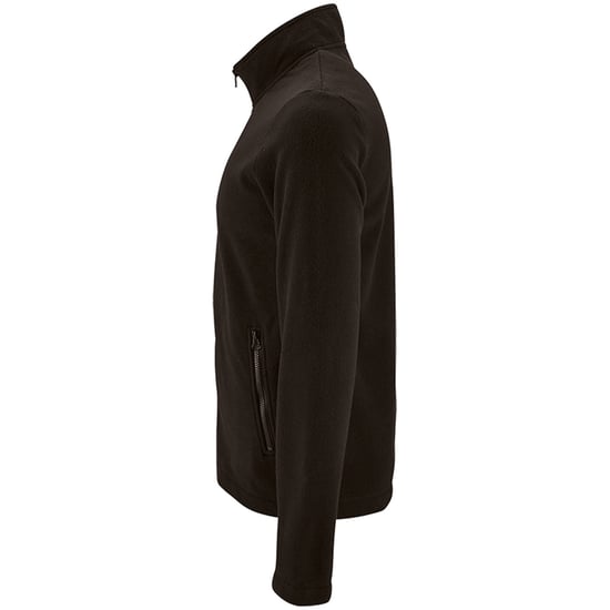 SOLS Mens Norman Fleece Jacket (Black) - Image 3