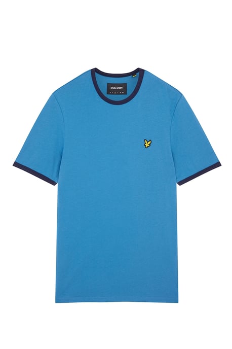 Camiseta Ringer Lyle & Scott Azul Yale/ Marino - Image 3