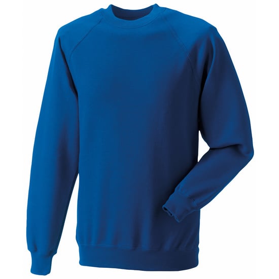 Russell Mens Spotshield Raglan Sweatshirt (Bright Royal Blue) - Image 1