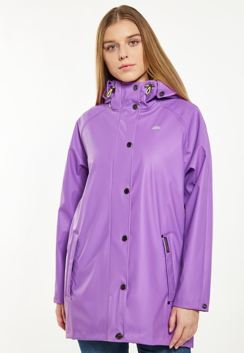 Schmuddelwedda raincoat women purple - Image 3