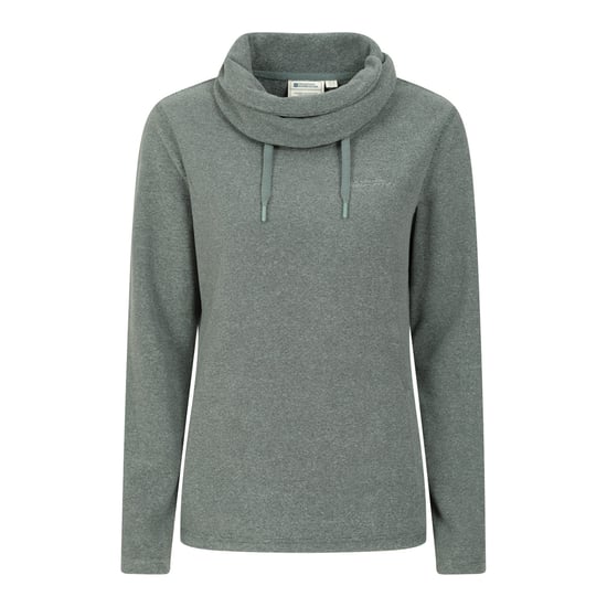 Mountain Warehouse Womens/Ladies Hebridean Cowl Neck Fleece Top (Dark Khaki) - Image 1