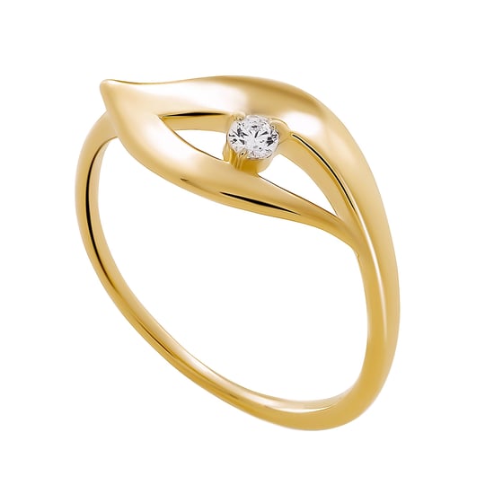 Orphelia 'Milan' Women's 925 Sterling Silver Ring - Gold ZR-7519/G - Image 4