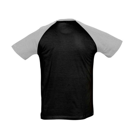 SOLS Unisex Adult Funky Raglan T-Shirt (Black) - Image 2